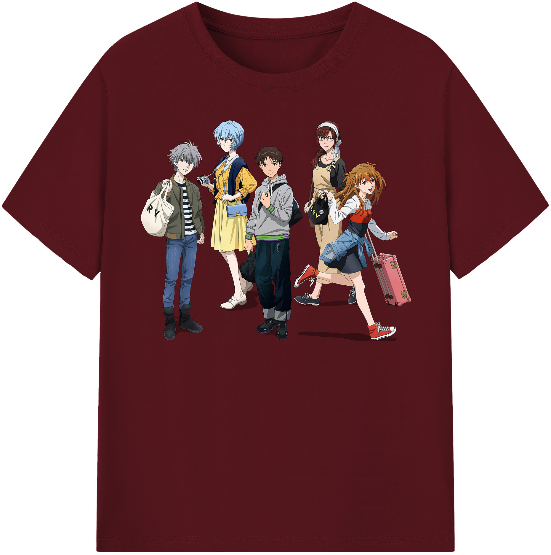 （画像用） EVA 新世紀エヴァンゲリオン 綿100％半袖Tシャツ（フロントプリント）